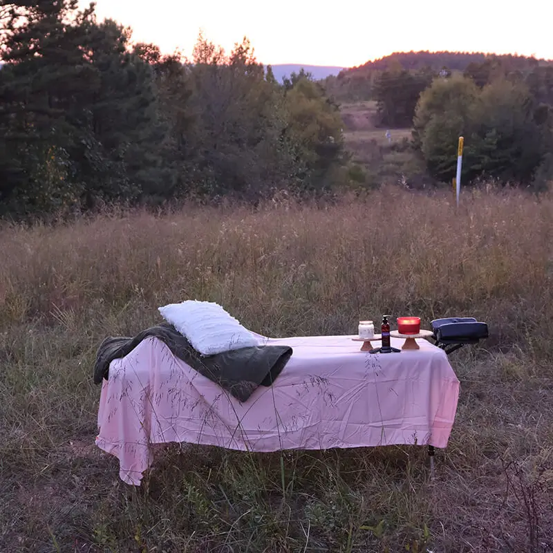 Getting a massage for things to do in Hochatown