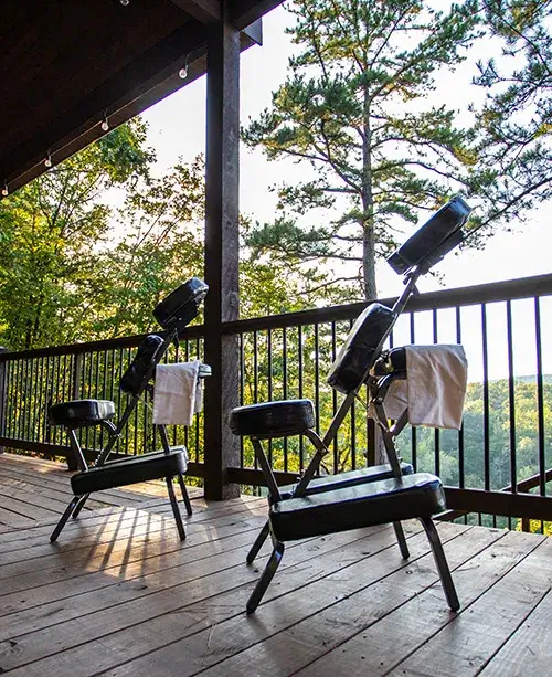 back-massage-chairs Two back massage chairs